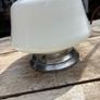 Mid Century Milk Glass Opaque Ceiling light shade Image 6