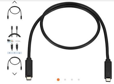 New Genuine HP USB3.1 Gen1 USB-C To USB-C 100W Charger Cable L07087-001