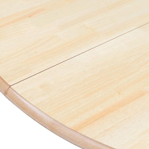 Dining Table Grey and Brown 106 cm Solid Rubber Wood