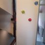 ikea wardrobe white with blue doors Image 4