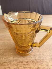 Vintage Amber Jug