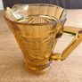 Vintage Amber Glass Jug Image 2