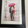 picture with black frame (48 cm height x 37 width) Image 3