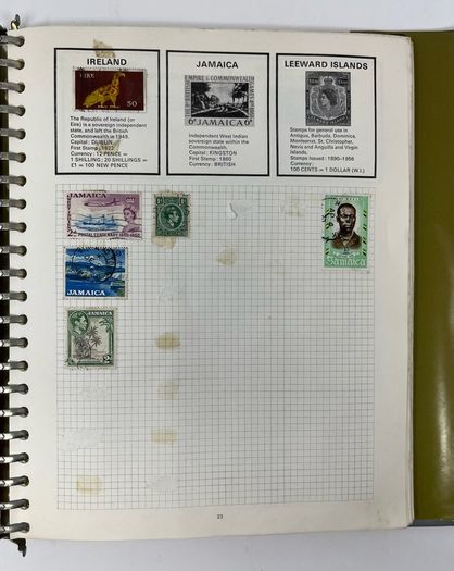 Collection: Used world collection In New World Stamp Album