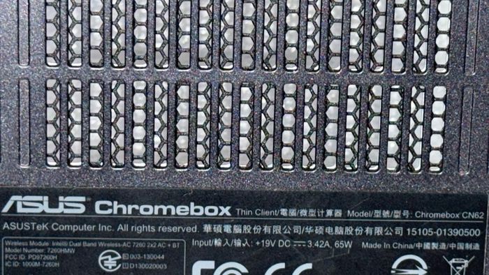 Asus Chromebox CN62 Intel Core i7