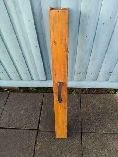 Old Wood and Brass Flagpole