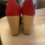 Wedge peep toe shoes Image 5