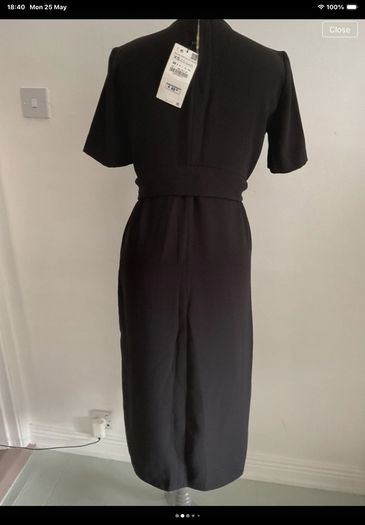 dress bnwt black Zara dress size xsmall fit 8/10