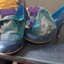 Irregular Choice teal shoes (free postage) Image 7