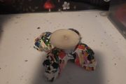 skull tea light candle holder