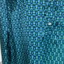 Ladies Long-sleeved Green, Blue & Black Blouse from Gallery. Size: UK 8 / EU 36 Image 6