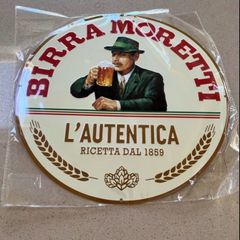 Moretti Beer Embossed Metal Tray