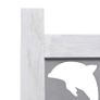 6-Panel Room Divider Grey 210x165 cm Solid Wood Image 4