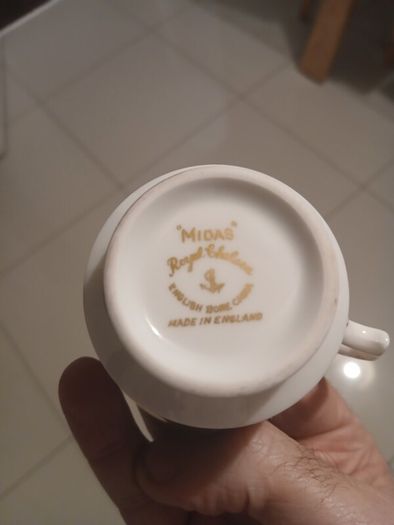 Vintage Royal Chelsea " midas" Dermitase Coffee set,11 piece