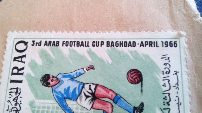 Iraq Football Stamps 1966.