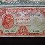 Two Lady Lavery Notes: 10 shillings (1965) & 1 Pound (1966) Image 3