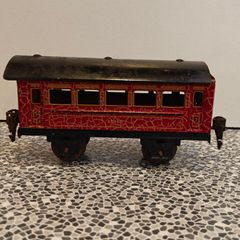 Vintage Marklin pre-war tinplate litho passenger coach 2nd Class, Gauge 1