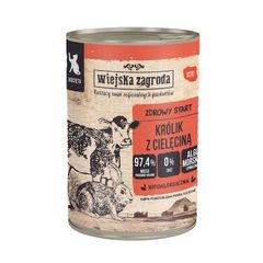 Country of Animals Rabbit with Veal Kitten 400g