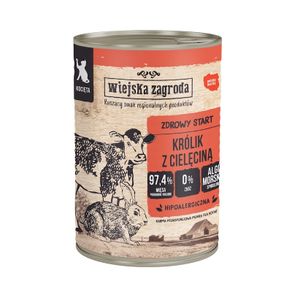 Country of Animals Rabbit with Veal Kitten 400g