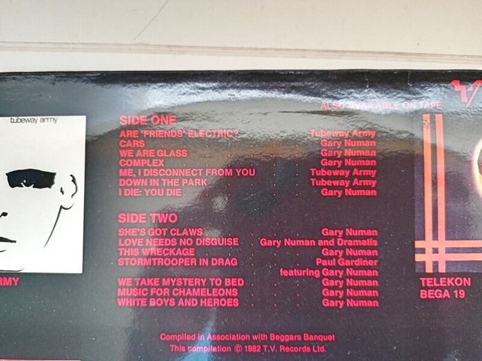 New Man Numan Best Of Hits Album 1982