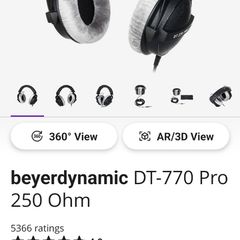 maschine > beyer dynamic DT 770 PRO 250 OHM