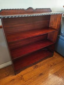 Mahogany bookcase