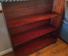 Mahogany bookcase