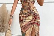 2 piece top &amp; skirt