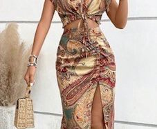 2 piece top & skirt