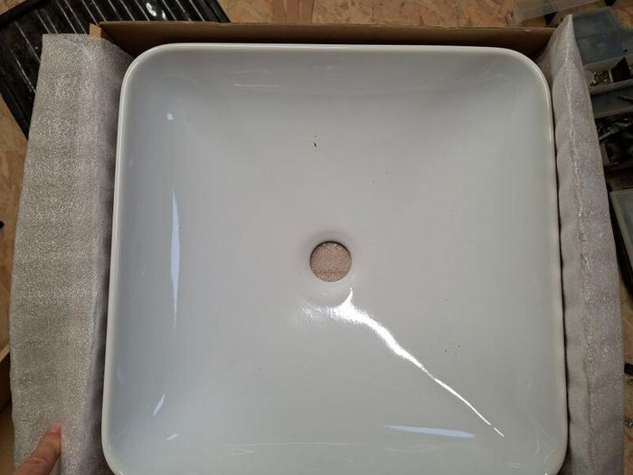 bathroom counter top sink x 2