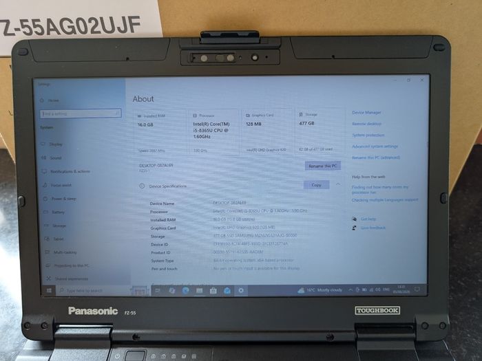 Panasonic ToughBook Rugged Laptop FZ-55