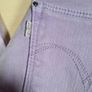 womens Levis demi curve low rise skinny jeans light purple mauve  Size W 28 L 32 Image 4