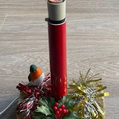 Traditional Christmas Log Candle