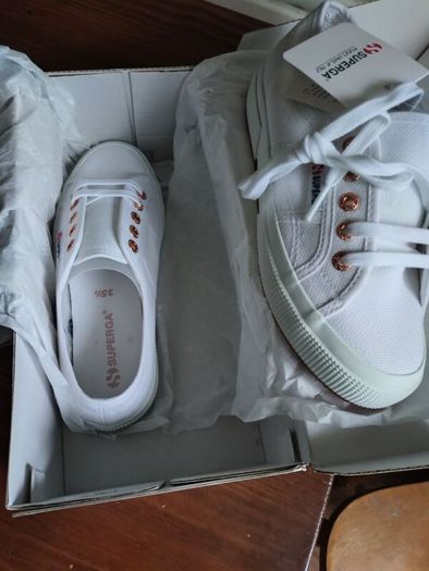 Superga 2750 COTU CLASSICWhite_Rose Gold , uk3