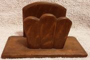 vintage wooden letter holder