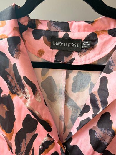 I Saw It First Pink Leopard Print Shirt 10