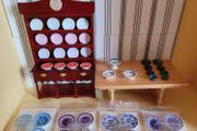 Dolls house tableware - plates, cutlery, glasses and more