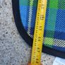 Pristine Vintage 70s Style Picnic Set  Yellow Space-Age Carrier & Plaid Blanket Image 4