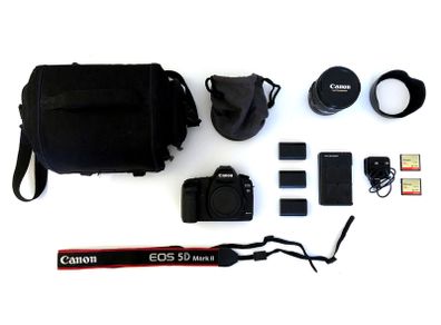 Canon EOS 5D Mark II, 24-105mm Ultrasonic Lens + Accessories