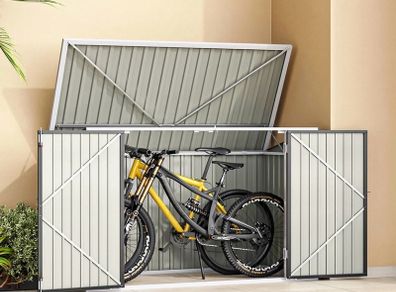 NEW Outdoor Lockable Bike Shed Bicycle Tool Storage Shelter