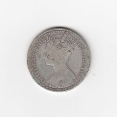 Gothic Florin, Queen Victoria, 92.5 % Silver coin (no. 364)