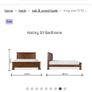 King bed frame Image 4