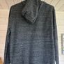 Mens Half Zip Grey Hoodie Image 4