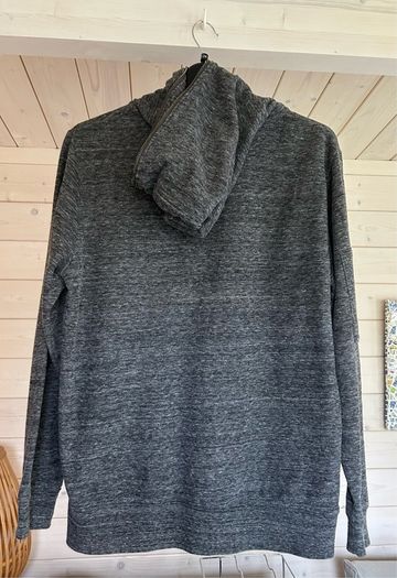 Mens Half Zip Grey Hoodie