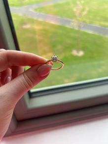 Gold plated Pandora ring