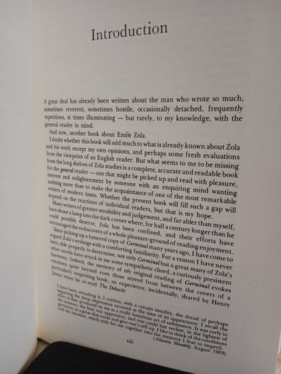 Garden of Zola: Emile Zola and his Novels for English Readers by Graham King (HQ78)