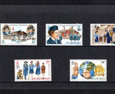 1985 Isle of Man 75th Anniversary of Girl Guide Movement Commemorative Stamp Presentation Pack