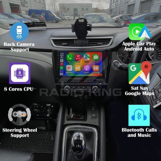 Premium Carplay Nissan Qashqai Android Auto Radio
