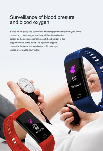 Smart Watch With Blood Pressure Was Euro 21.90 Now Euro 18.90(OUT OF STOCK)