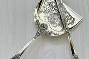 Crumb Tray Antique Butler Godinger Silver Art Co